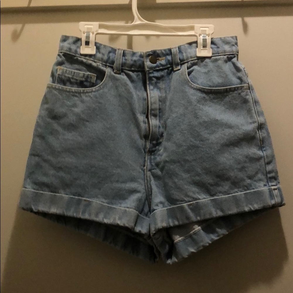 High waisted shorts